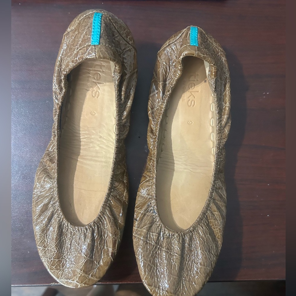 Tieks Sienna Brown size 9